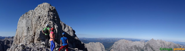 Ruta a Torre Bermeja, Coello, Tiro del Oso y Boada desde el Refugio de Cabrones en Macizo Central de Picos de Europa