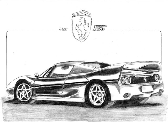 Dibugo de Ferrari F50 del Video rFactor