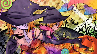  Vocaloid Twins Halloween 