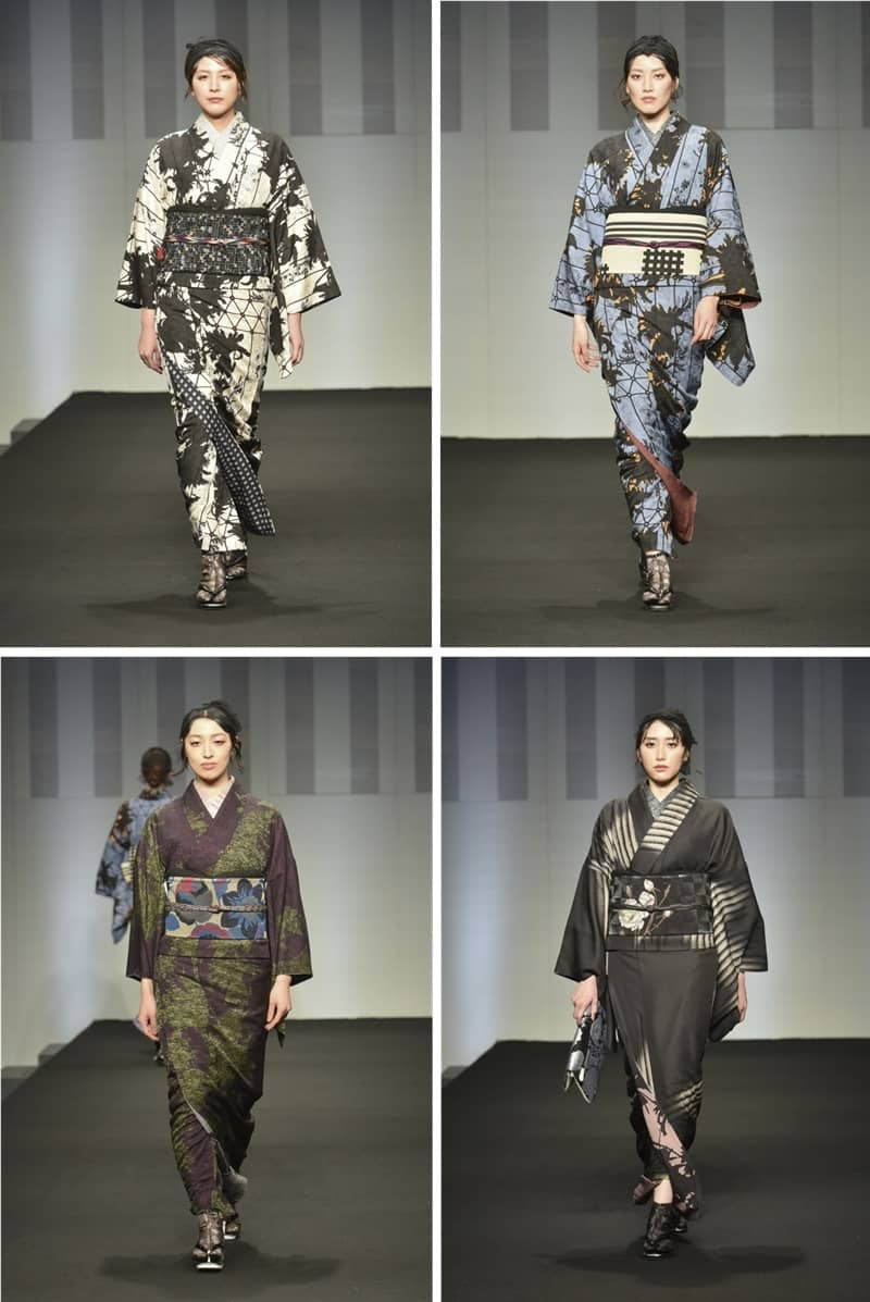 Modern Kimono designed by Jotaro Saito for Autumn/Winter Collection