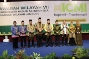 Pembukaan Muswil VII ICMI Orwil Lampung,  Gubernur Dukung penuh Program ICMI Lampung Bekerjasama Dengan BNPT Dalam Menangkal Radikalisme