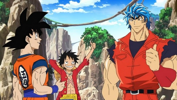 Toriko X Dragon Ball X One Piece Super Crossover Download Goku O Guerreiro Lendario O Melhor De Dragon Ball E Aqui