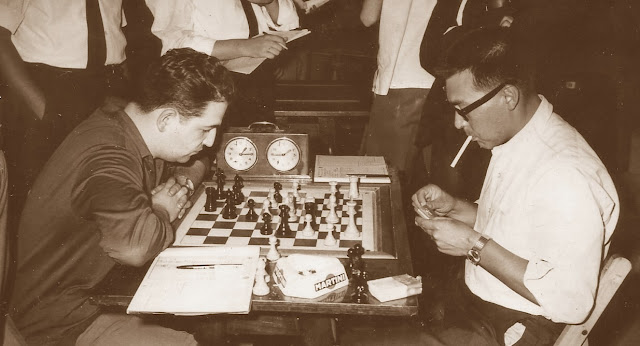 VIII Campeonato de España de Ajedrez por Equipos - 1964, partida Gilbert Ramírez-Lucien Francino