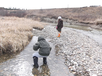 creek stomping in march