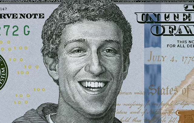 Facebook CEO, Mark Zuckerberg Face On The $100 Bill