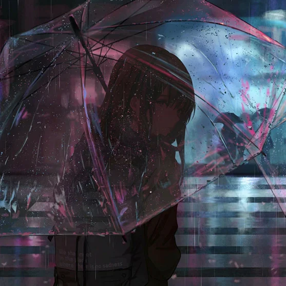 Girl in The Rain Wallpaper Engine