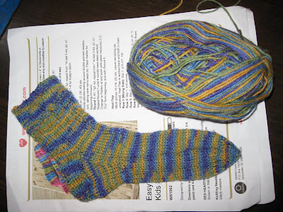 sock and yarn