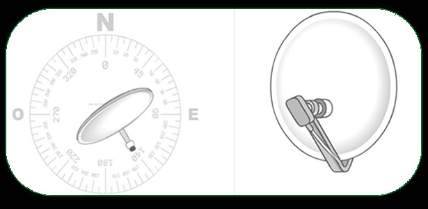 Orientar una antena parabólica FACIL