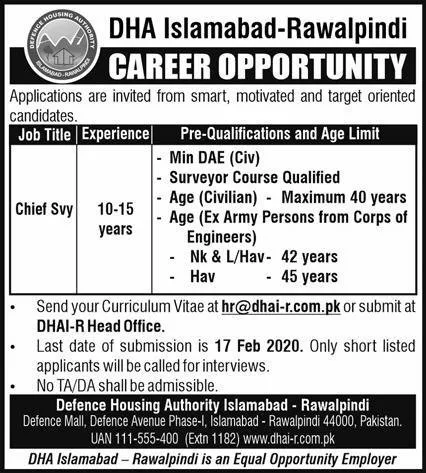 DHA Islamabad and Rawalpindi Jobs 2020, JobsWebPk : DHA Islamabad and Rawalpindi Jobs 2020, JobsWebPk