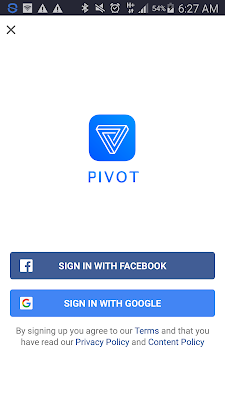 cara login di aplikasi Pivot