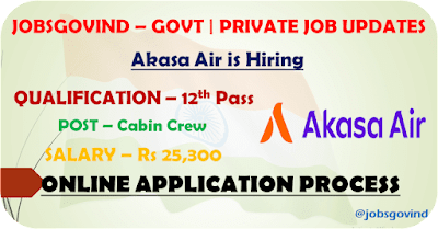 Akasa Air is Hiring