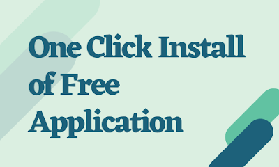 One Click Install of Free Application