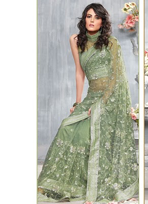 Beautiful Stylish Party Wear Sarees Designs For Girls