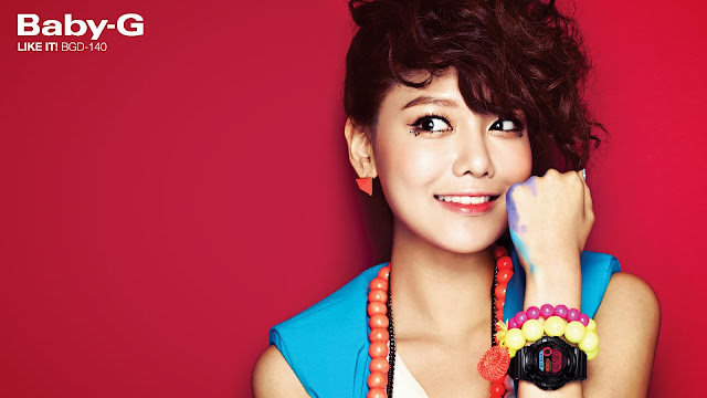 [Wallpaper] Sooyoung Casio "Baby-G" Wallpaper