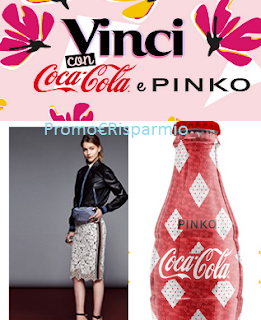 Logo Vinci bottiglie Coca-Cola by Pinko, outfit da 300 euro e una giornata da Vip