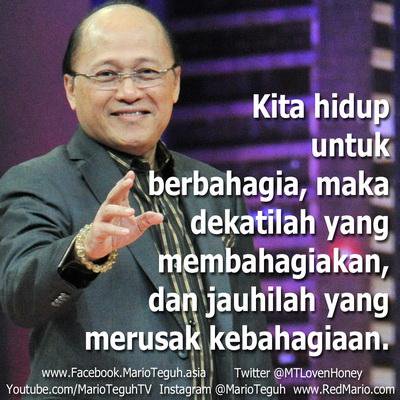 motivasi diri sendiri, kata kata motivasi mario teguh, MOTIVASI