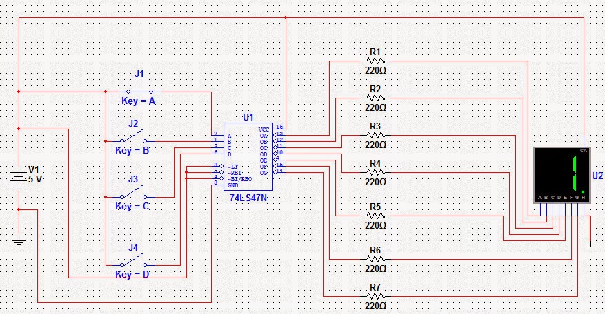 Contoh Rangkaian Elektronika Untuk Mengaktifkan Seven 