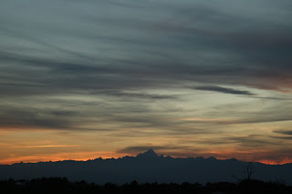 Tramonto sul Re delle Cozie