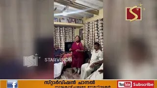 പദയാത്ര അംഗങ്ങള്‍ ഒത്തുകൂടി. 