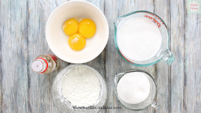 crema pastelera de coco receta