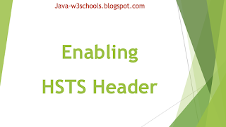 Enabling HSTS Header