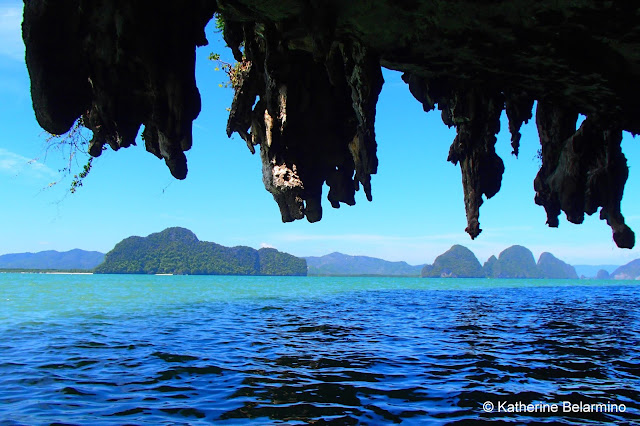 Chamber at the Base of one of the Karsts, Phang Nga Bay, Thailand