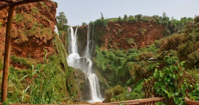 Cascades-Ouzoud, l'afrique, atlas, marocain, Maroc, montagnes, offre, Oukaimden