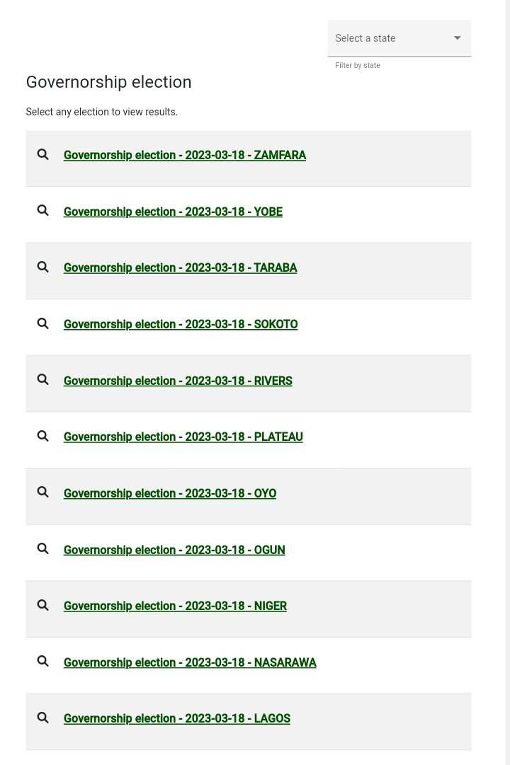 INEC starts uploading governorship election results on IReV