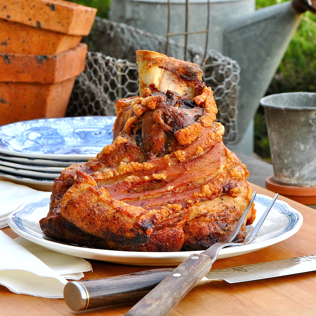 JULES FOOD...: Slow Roasted Bone-in Pork Butt with CRISPY ...
