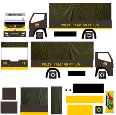 Livery Bussid Polisi Pamong Praja