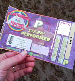 Glastonbury Festival staff ticket