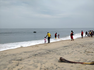 allepey mararikulam beach at Kerala 