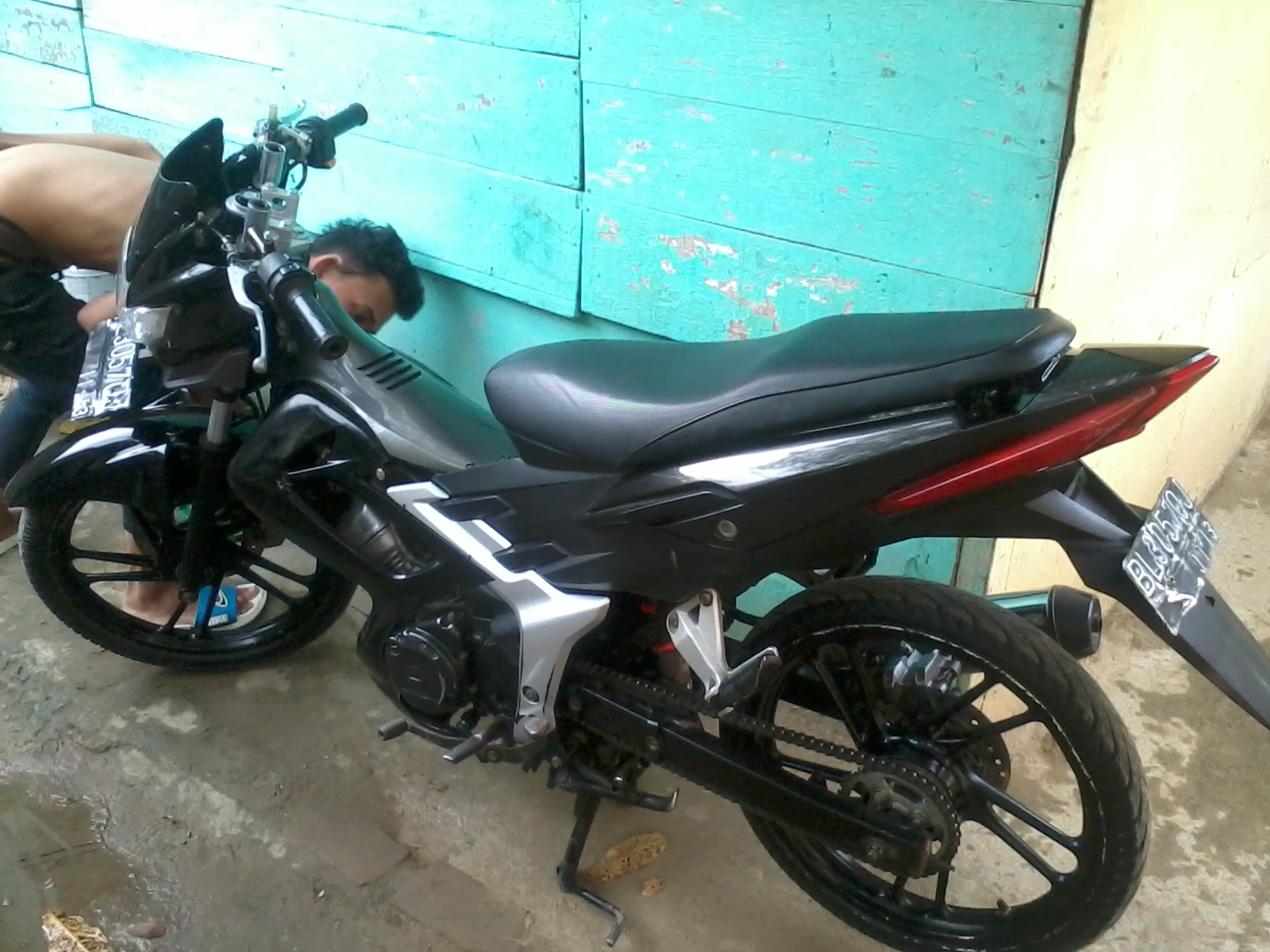 Modif Honda CS1 Ke Satria FU Senang Berkarya