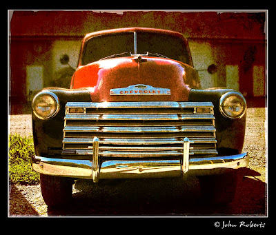 Another view of the old Chevy truck I found on Hwy 221 last week