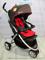 Kereta Bayi Lightweight CocoLatte CL904 Trip Red