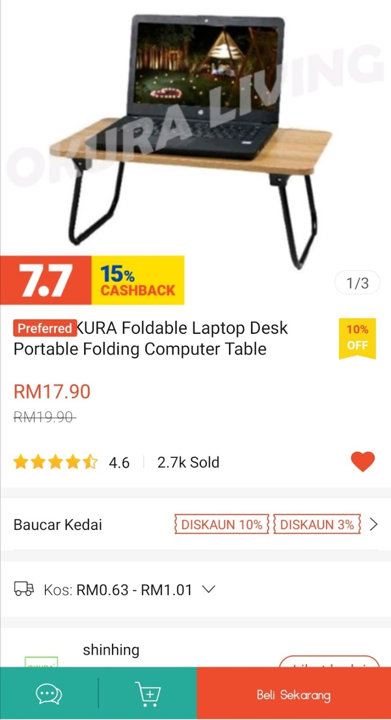 Terkini 38+ Meja Laptop Shopee