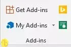 MS Excel Insert Tab - Add-ins Group