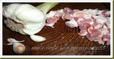 Risotto con pancetta, carote, piselli e aglio fresco (2)