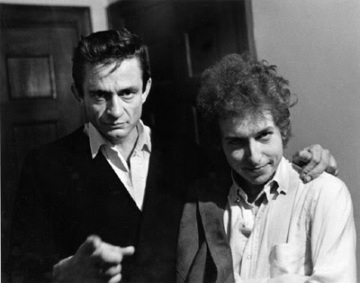 Dylan with The Man in Black Johnny Cash