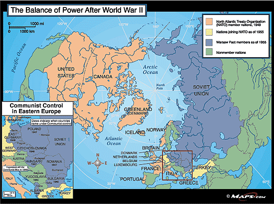 world war 1 map. post world war ii map. post