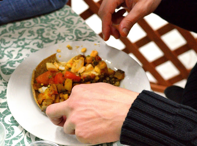 melanzana di rotonda, teff, cena per l'integrazione, Basilicata, Etiopia Eritrea