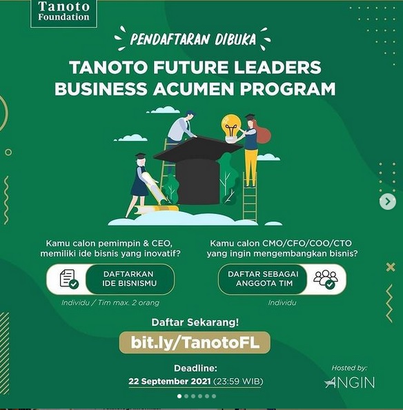 Call for Application: Tanoto Future Leader Business Acumen Program!