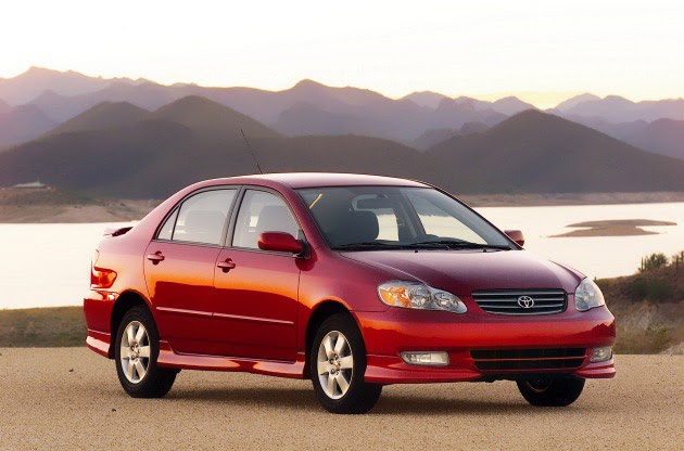 US Toyota Corolla Red Color Pictures  Harga MotorGambar 