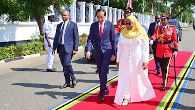 Akan Gelar Pertemuan Bilateral, Presiden Jokowi Bertemu dengan Presiden Tanzania