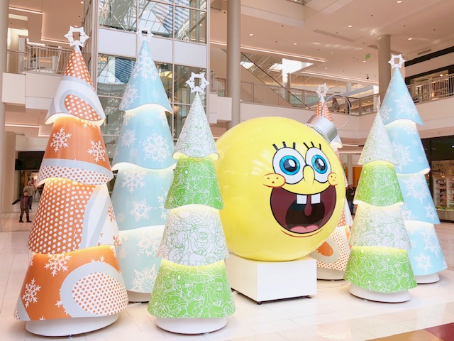 SpongeBob SquarePants Christmas bauble at Nickelodeon Universe at Mall of America