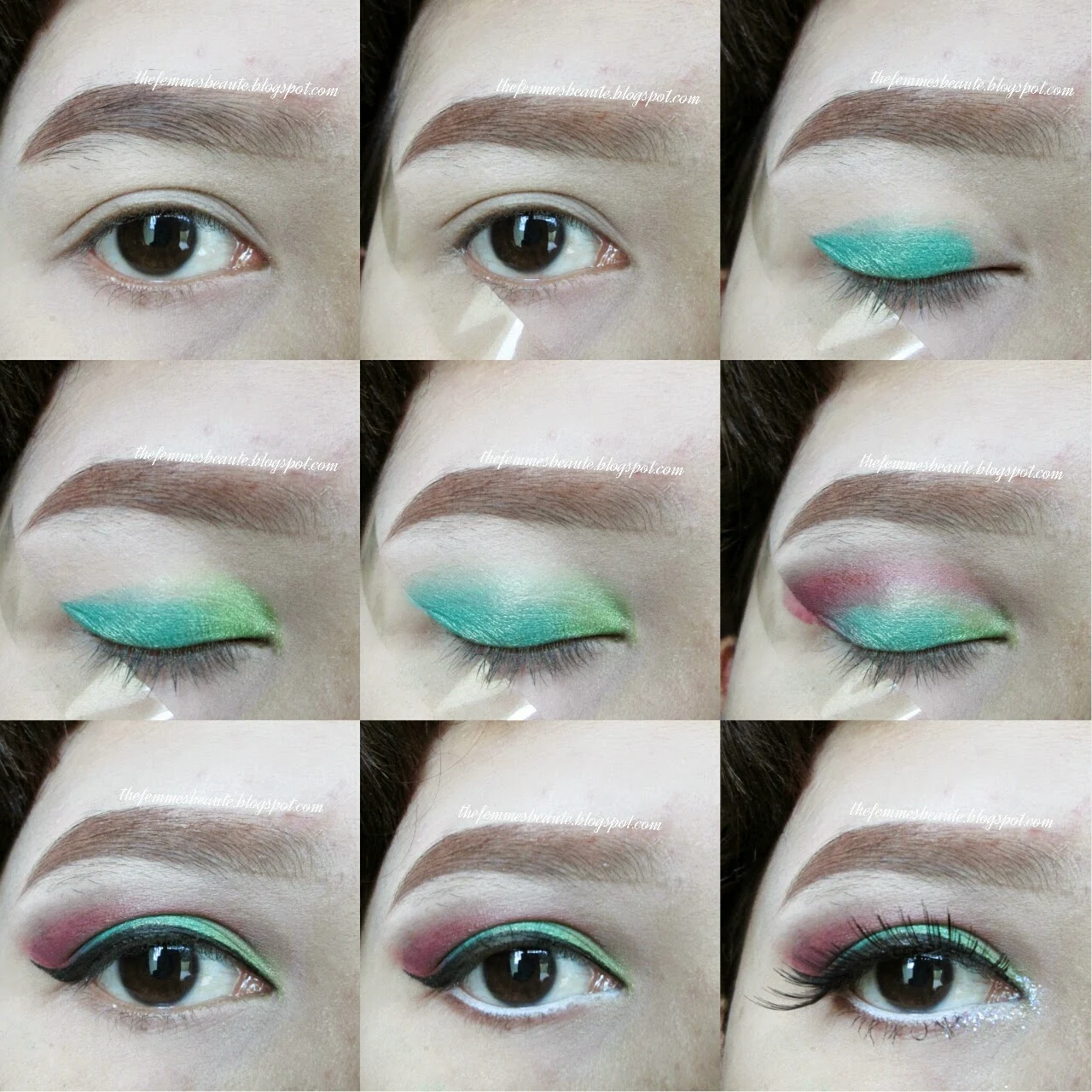 Thefemmesbeaute TUTORIAL Christmas Inspired Makeup EOTD