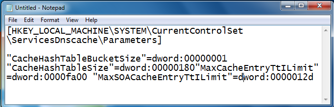 Increase Internet speed by up to 200% : copy the code and paste to notepad