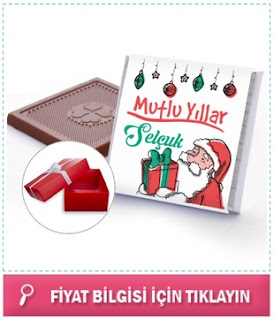 Mutlu Yıllar Yılbaşı Çikolataları