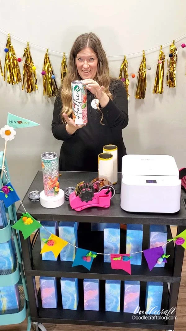 Then repeat the process another 18 times!   These tumblers would be a really fun favors for a birthday party too--depending on the number you are making, you could make them throughout the party night.