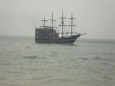 Barco Pirata na Praia de Laranjeiras